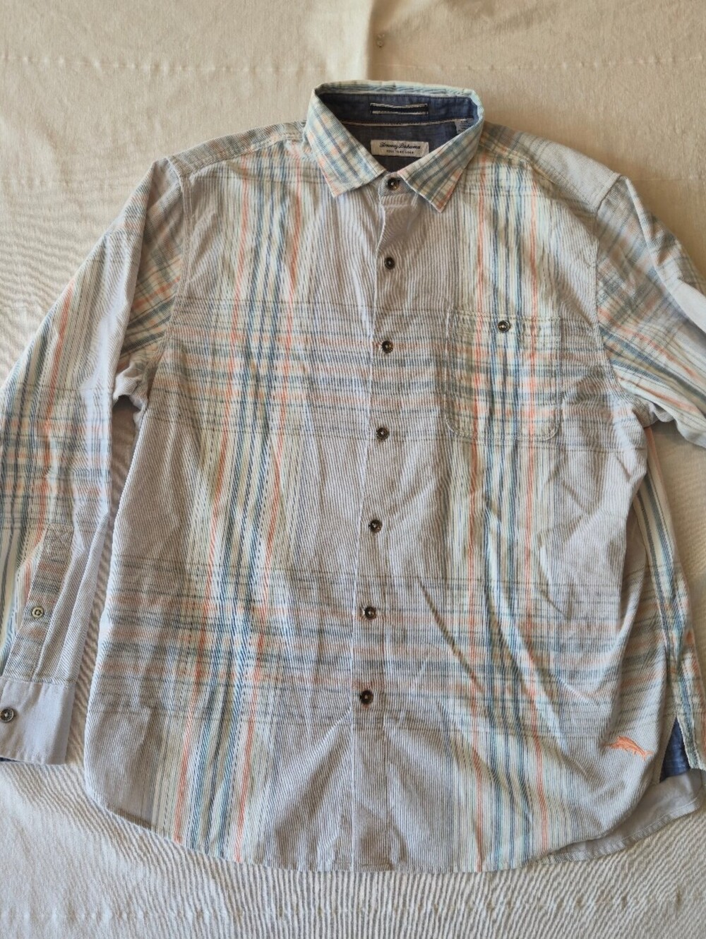 Tommy Bahama Men's Long Sleeve Button-Up Shirt Large